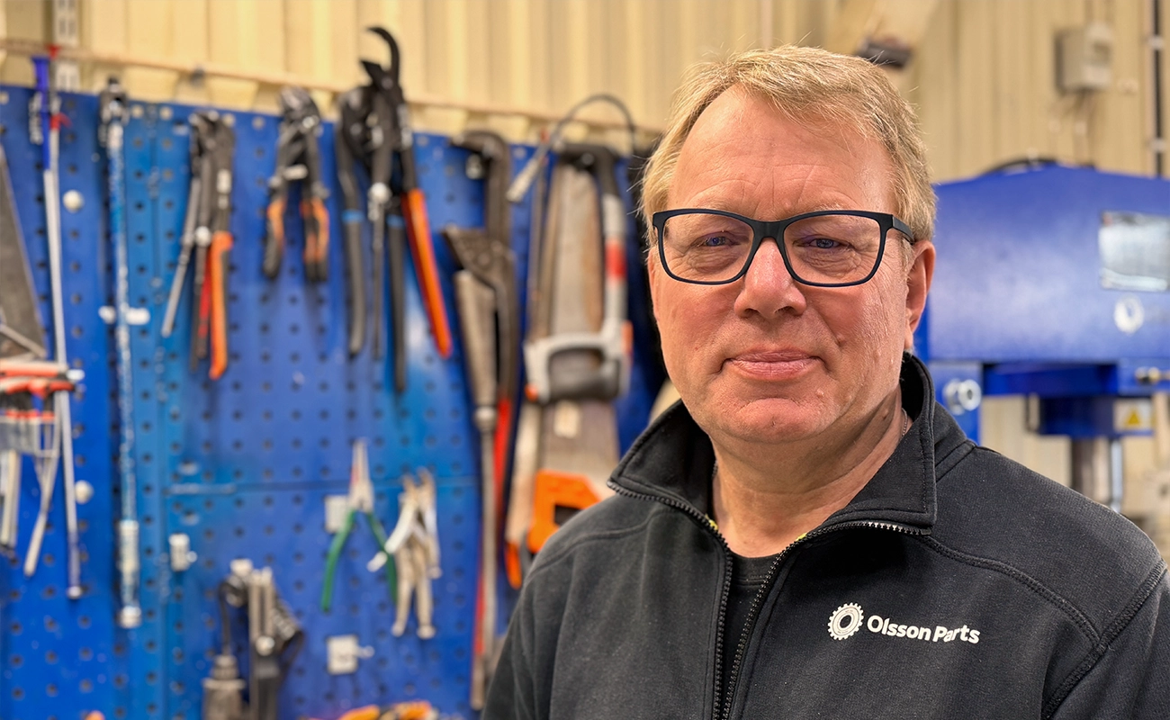 Tommy, senior technical adviser p&aring; Olsson Parts.