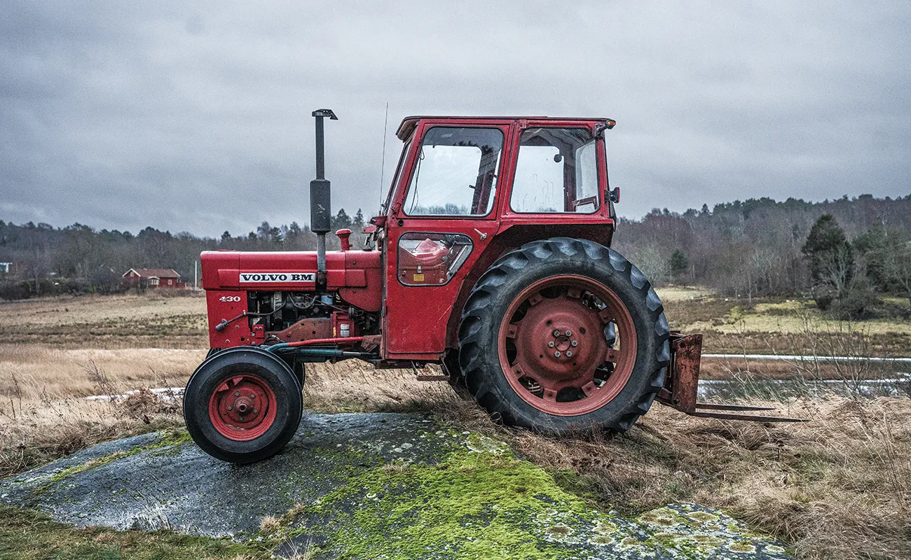 Volvo BM 430 på en mark