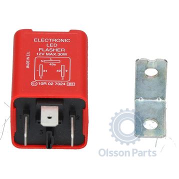 Blinkrelæ - 12 V LED 0-30 W
