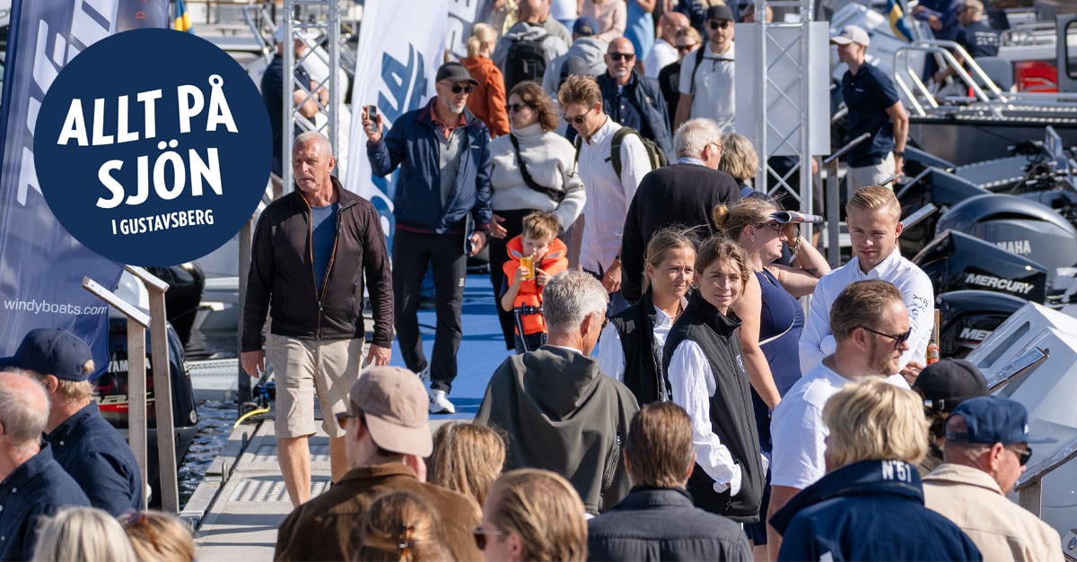 Bild p&aring; massa m&auml;nniskor som bes&ouml;ker m&auml;ssan Allt f&ouml;r sj&ouml;n 2026